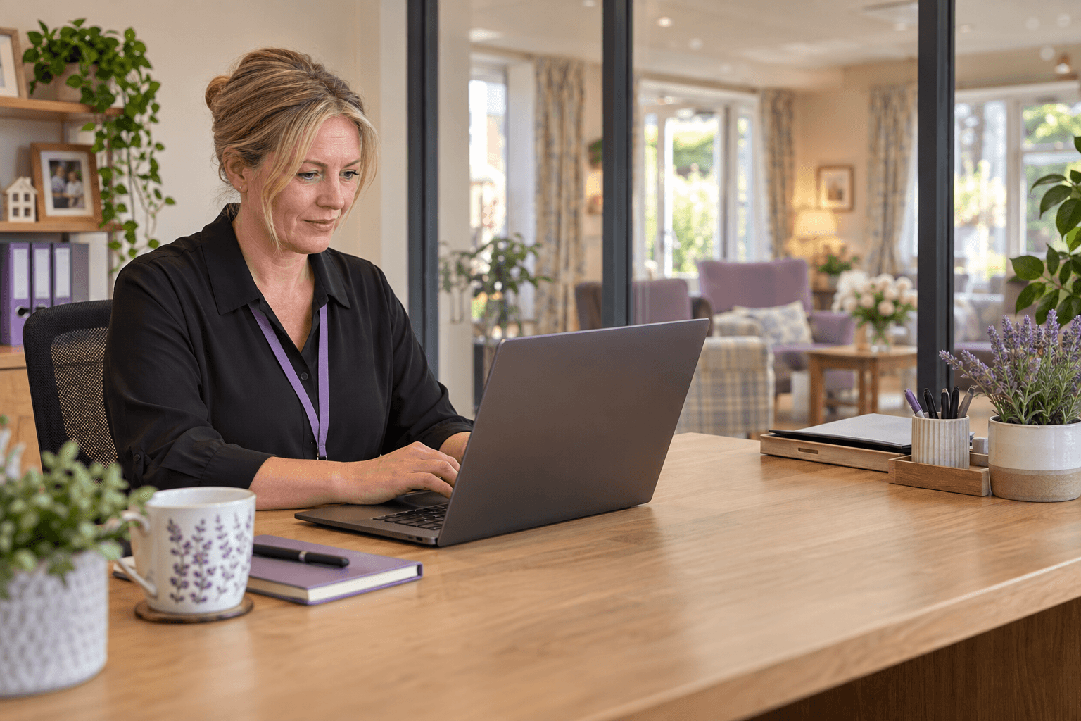 Synthetic editorial image representing easier day-to-day working